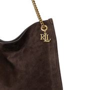 Brun Suede Large Bradly Tote - Stilshoppen