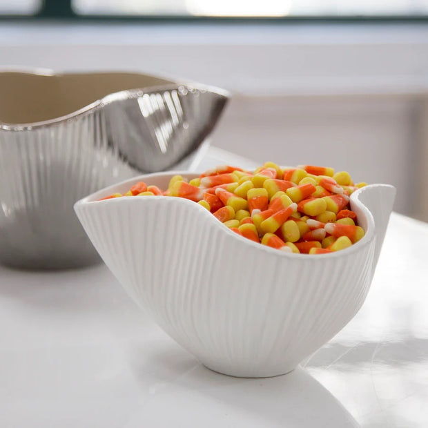 Hvit Pinch Bowl Small - Stilshoppen