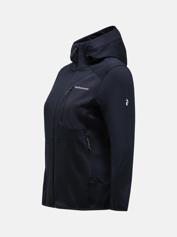 W Utility Light Zip Hood - Stilshoppen