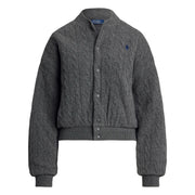 Cabel knitted Bomber Jacket