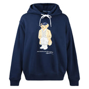 Navy Polo Bear Fleece Hooie - Stilshoppen
