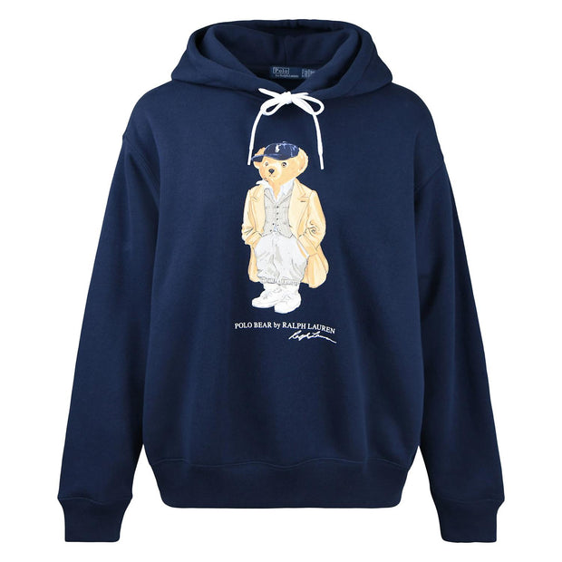 Navy Polo Bear Fleece Hooie - Stilshoppen