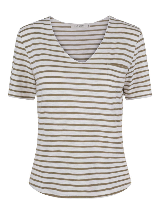 Linen V-Neck Top