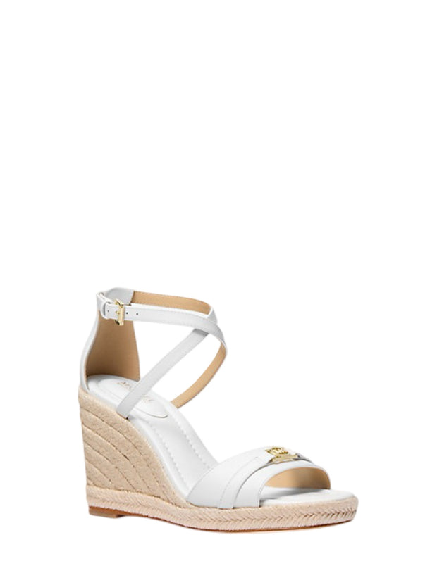 Hvit Mandy Wedge sandal