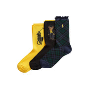 Multi Crew Sock 3 Pack