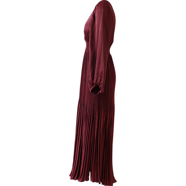 Wine Alisson Dress - Stilshoppen