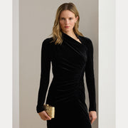 Black Velvet Felrad Day Dress