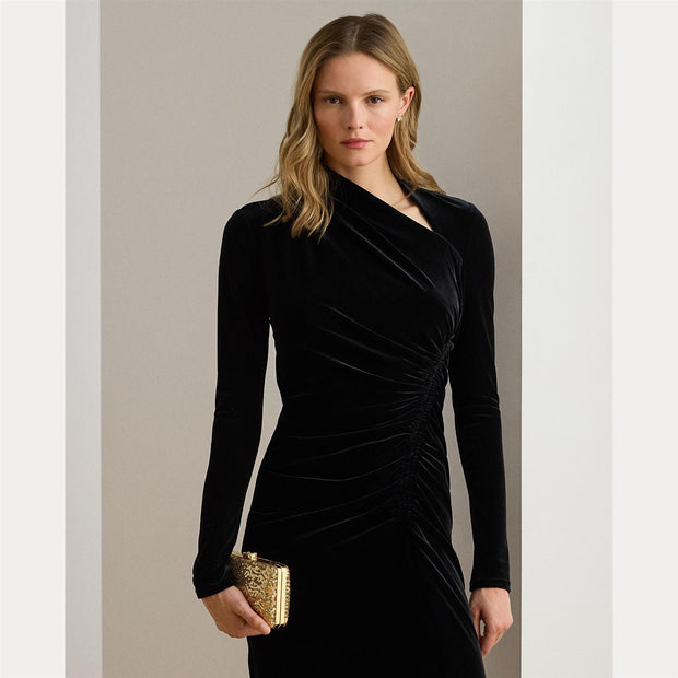 Black Velvet Felrad Day Dress