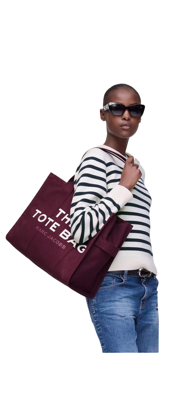 Dark Plum The Large Tote - Stilshoppen
