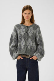 Grå GZsasi Cardigan - Stilshoppen