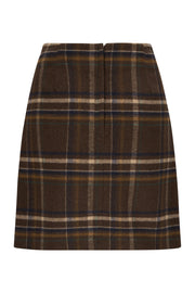 Brun Adam Check Skirt