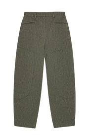 Oliven Mouline Suiting Curved Pants - Stilshoppen