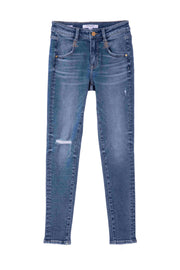 Blå Denim Jeans - Stilshoppen