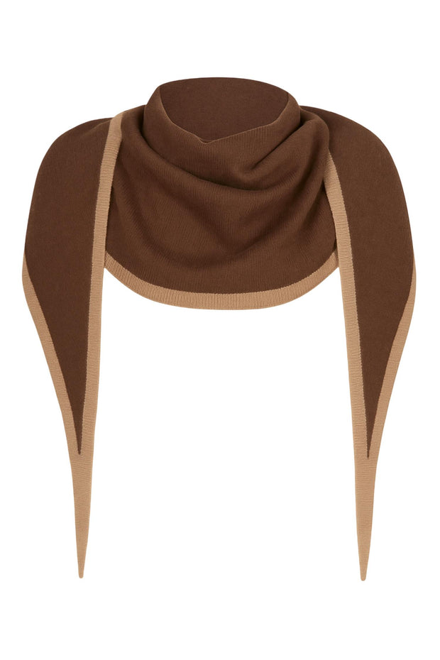 Brun Duo Triangel scarf