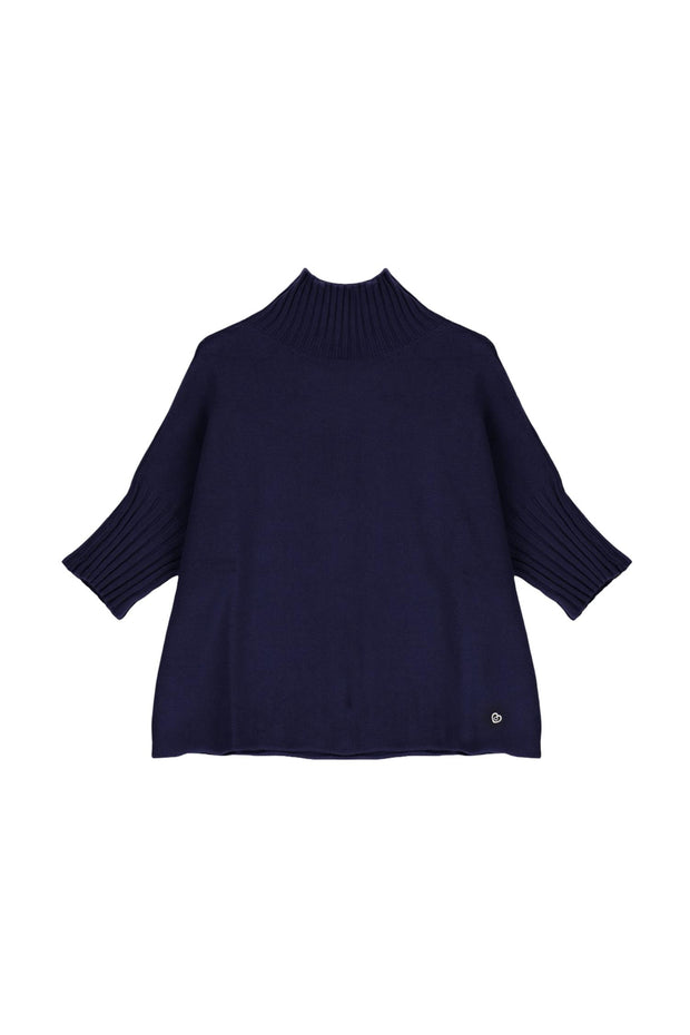 Sort Turtleneck sweat