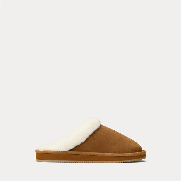 Cognac Polo Bear slippers