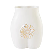 Hvit Gilded Muse Edie Vase