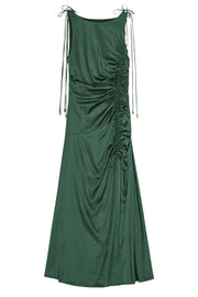 Solid Stretch Long Dress