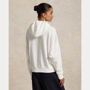 Hvit Polo Bear Fleec Hoodie - Stilshoppen