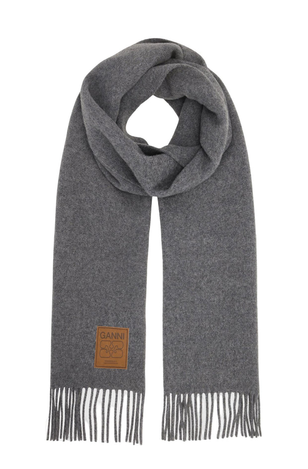 Double Face Wool Solid Scarf - Stilshoppen