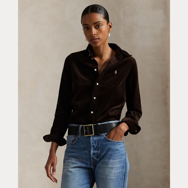 Brun Slim Fit Corduroy Shirt