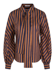 Detailed striped blouse - Stilshoppen