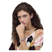 Sølv/Multi Charm Bracelet