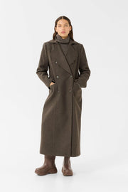 Brun GZzinka long coat - Stilshoppen