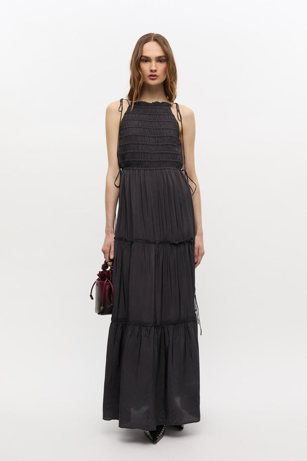 Habotai Maxi Slip Dress