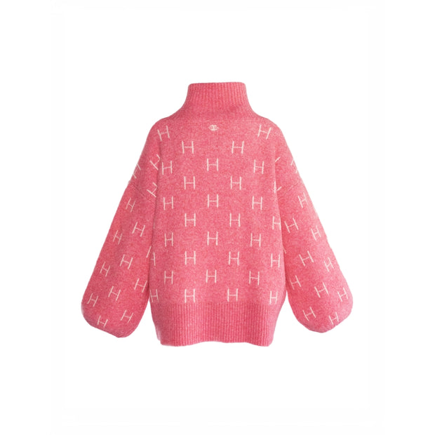 Fam short sweater Chateau rose