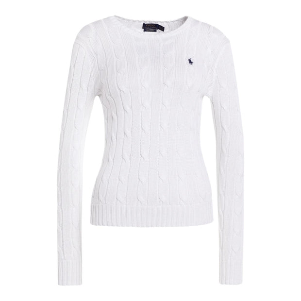 White Julianna Long SLV Pullover - Stilshoppen