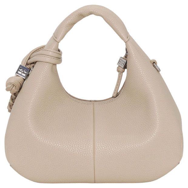 Lys Beige Hobo Mini Grained - Stilshoppen