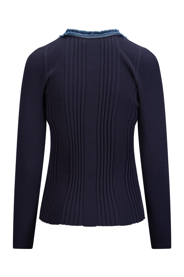 Marineblå LA Pullover