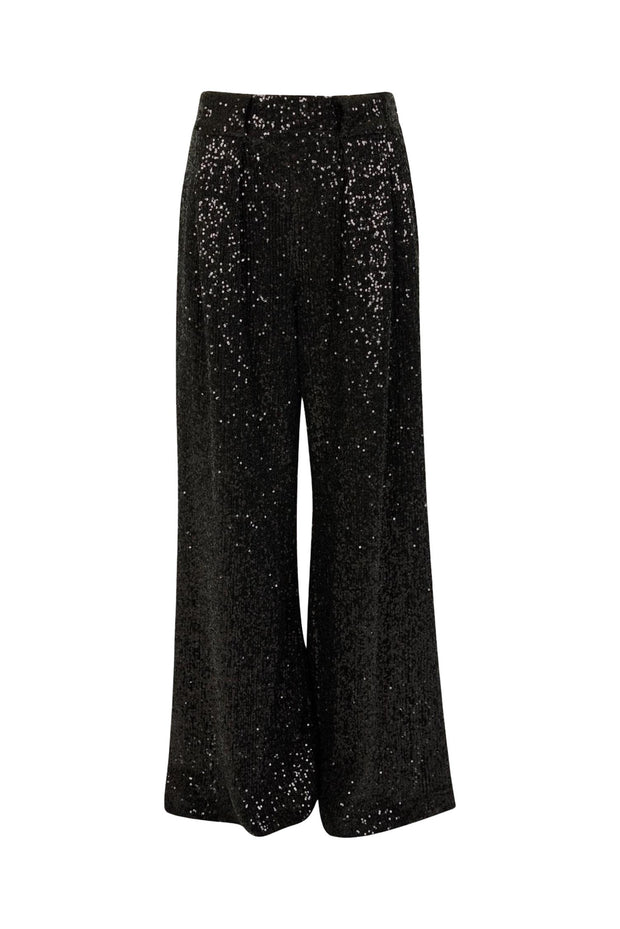 Sort Mister Sequins Trousers - Stilshoppen