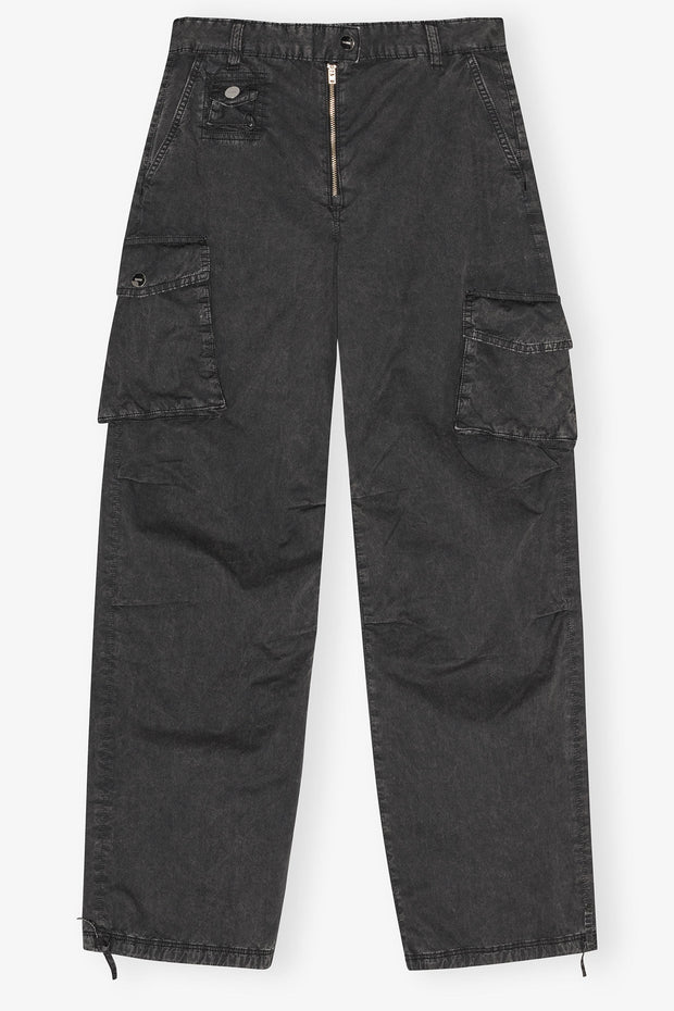 Washed Cotton Twill Pants