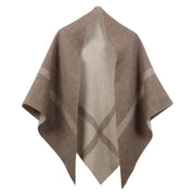 Beige NOHR Nina To-sidig Triangel Sjal - Stilshoppen