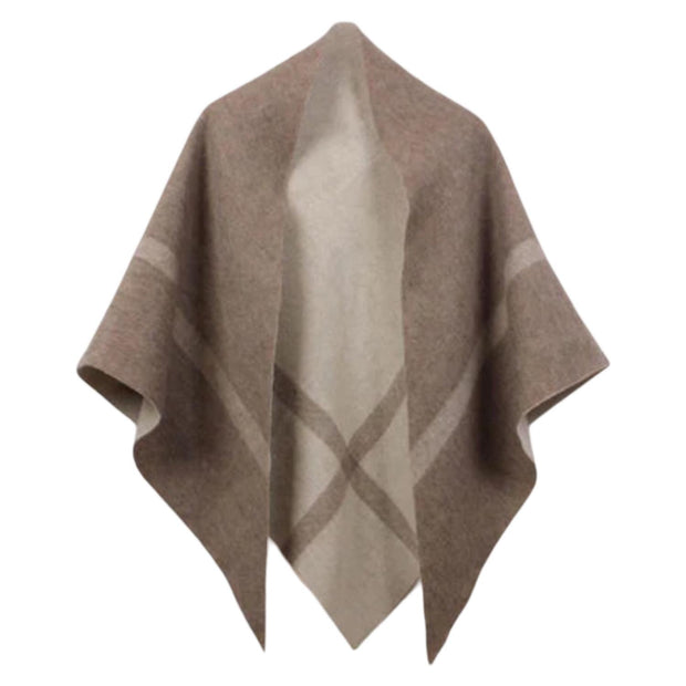 Beige NOHR Nina To-sidig Triangel Sjal - Stilshoppen