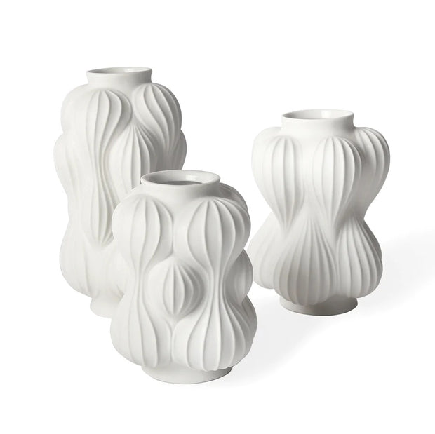 Hvit Balloon Vase Medium - Stilshoppen