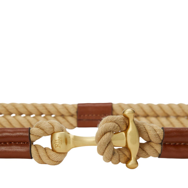 Rope Anchor-Toggle skinny Belt - Stilshoppen