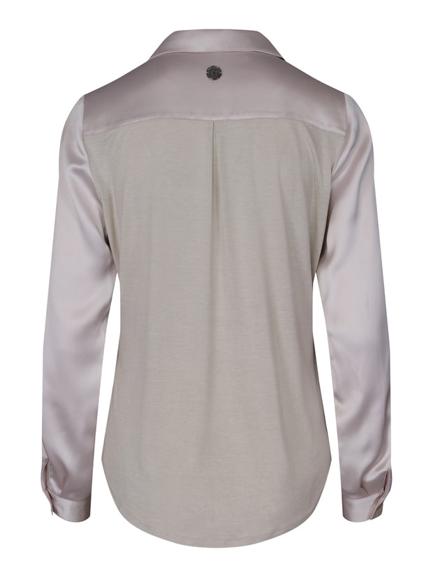 V-neck classic blouse - Stilshoppen