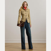 Jathnay Herringbone Linen Blazer
