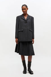 Mørkegrå Suiting Wool Blazer