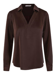 V-neck classic blouse - Stilshoppen