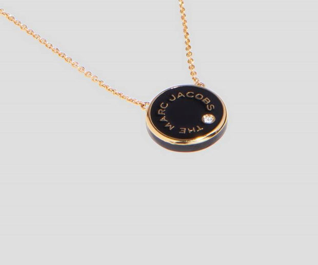Sort The Medallion Pendant - Stilshoppen