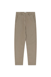 Beige Carrot Cotton Pants - Stilshoppen