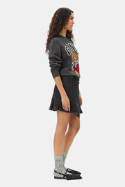 Grå Graphic Wool Mix Bear Crewneck - Stilshoppen