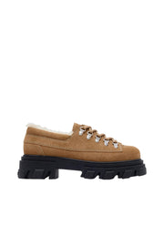 Cognac Cleated Derbies Suede - Stilshoppen