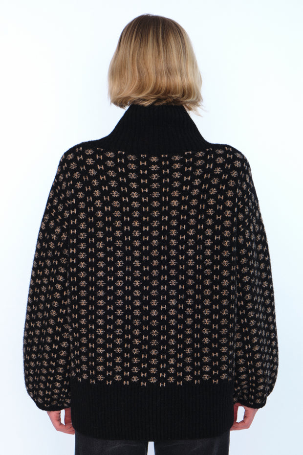 Black Logo Sweater