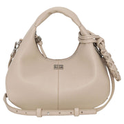 Lys Beige Hobo Mini Grained - Stilshoppen