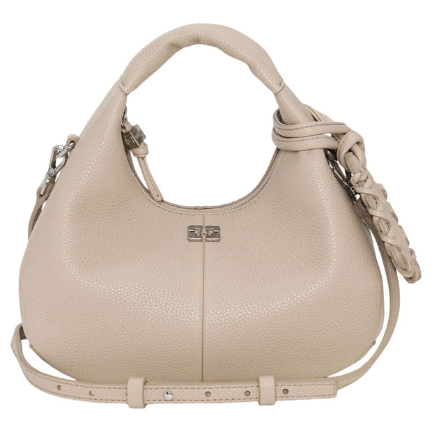 Lys Beige Hobo Mini Grained - Stilshoppen